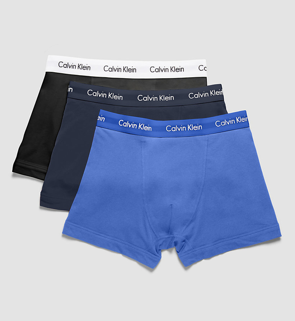 Calvin Klein 3Pack Boxerky Black, Dark And Blue - 1