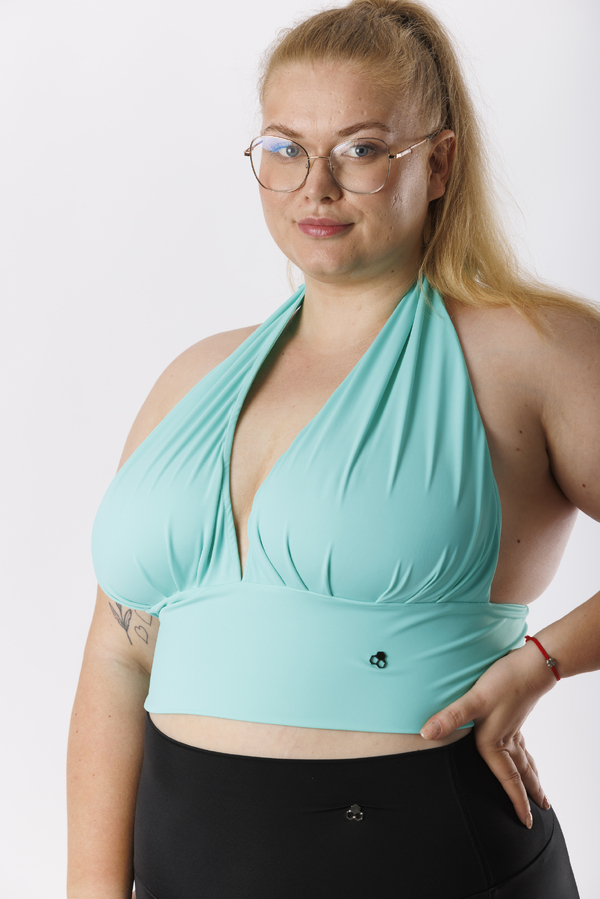 GoldBee Vrchný Diel Plaviek Milf Mint Green, 4XL - 1