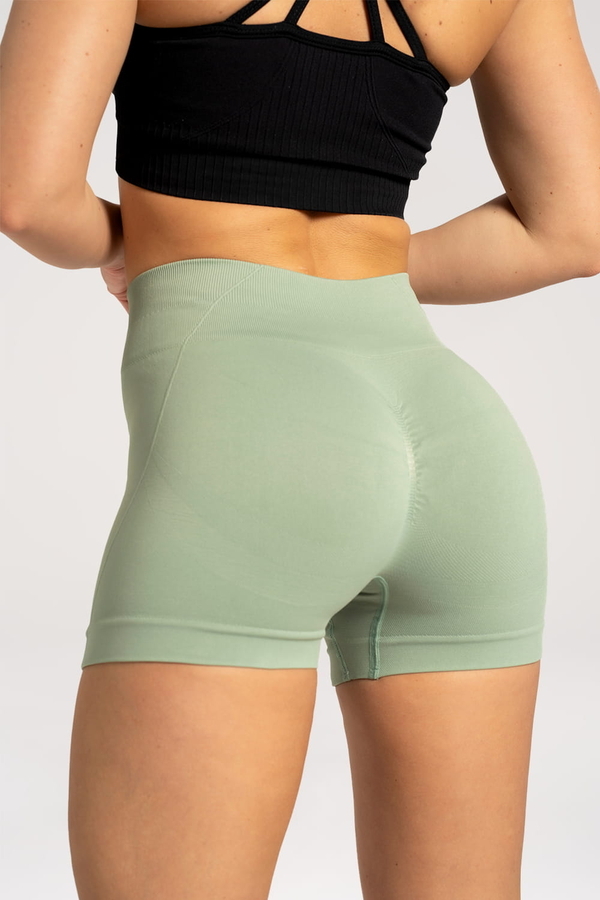 Gym Glamour Shorts Basic Green, S - 1