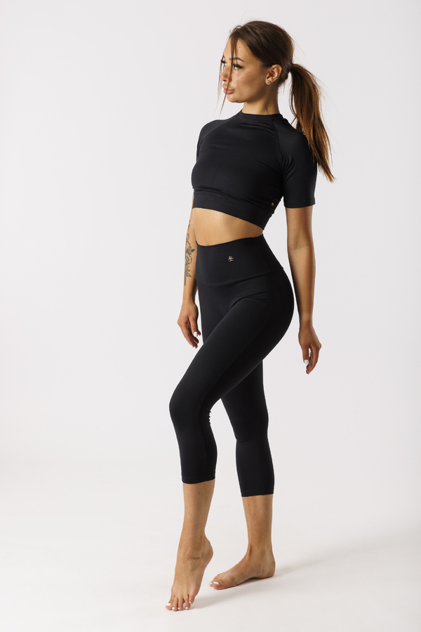 GoldBee Capri Legíny B2 Black, XXL - 1