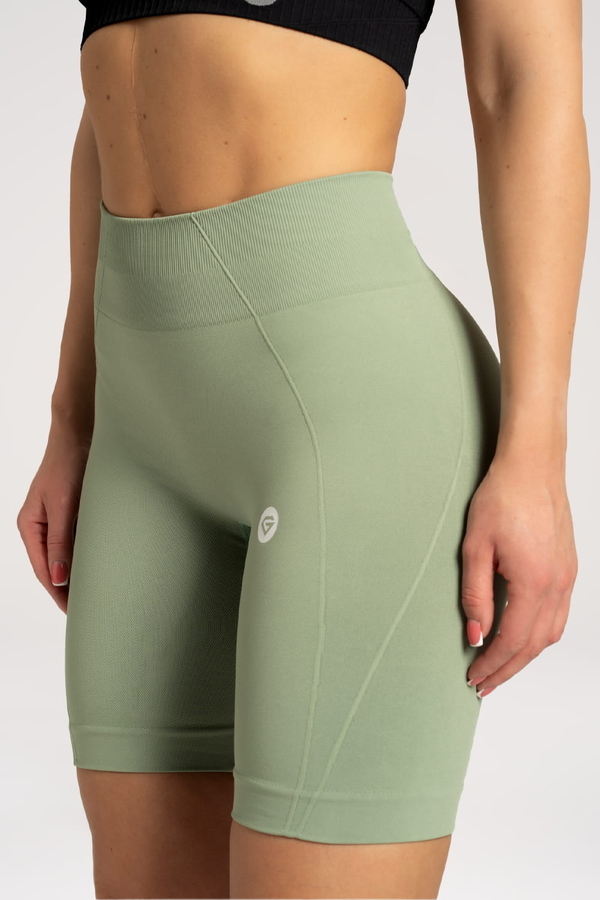 Gym Glamour Biker Shorts Basic Green - 1