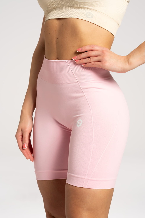 Gym Glamour Biker Shorts Basic Pink, XS - 1