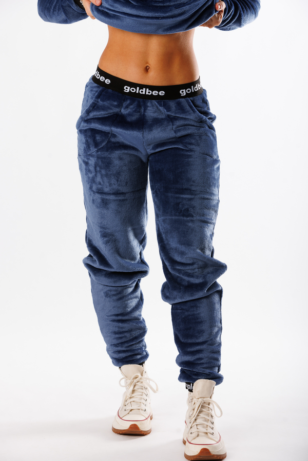 GoldBee Fluffy Tepláky Jeans - 3