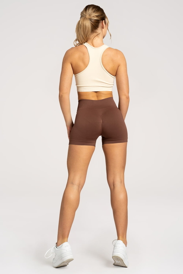 Gym Glamour Shorts Basic Brown, XS - 3