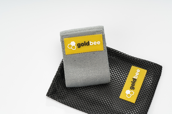 GoldBee Textilná Odporová Guma - Tmavo Sivá, S - 3